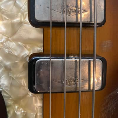 Hofner 500/1 Bass, Van Wouw - Left Handed 1961 - Sunburst image 8
