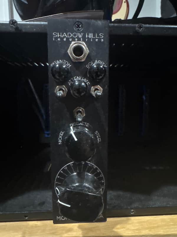 Shadow Hills Mono GAMA 500 Series Mic Preamp Module 2010s - Black image 1