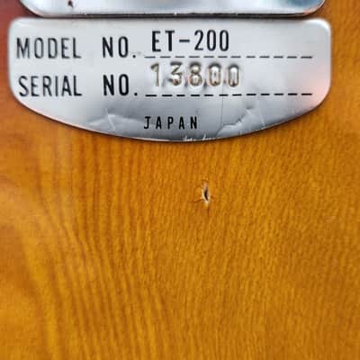 Teisco ET-200 Tulip 1960s Japan image 12