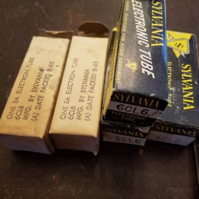 RCA etc. Matched Pair (2) 6CL6 Power Output Pentode tNOS AT1000 TESTED Vacuum Tubes Audio 1952-1970 image 6