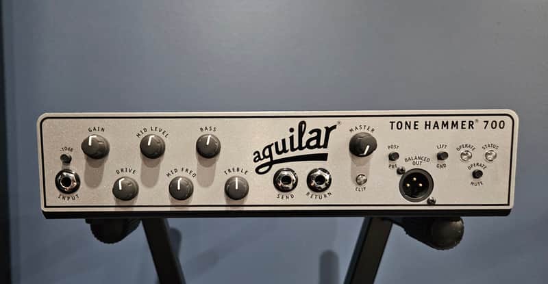 Aguilar Tone Hammer 700 700-Watt Bass Amp Head 2018 - Present - Silver image 1