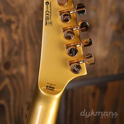 ESP LTD Kirk Hammett Signature KH-V Metallic Gold image 11