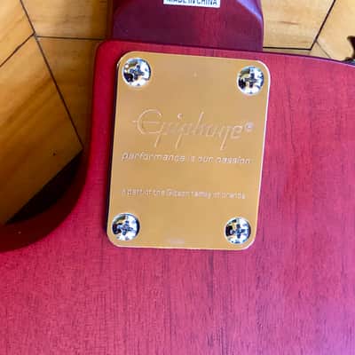 Epiphone Les Paul SL Electric Guitar Autograph by Rock Band "ZEBRA" Heritage Cherry Sunburst image 20