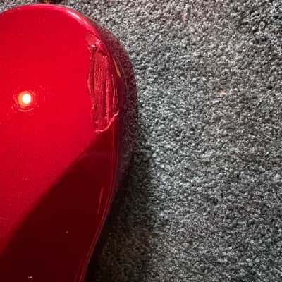Fender Special Edition Set-Neck Esquire Custom GT 2003 - Crimson Red Metallic image 9