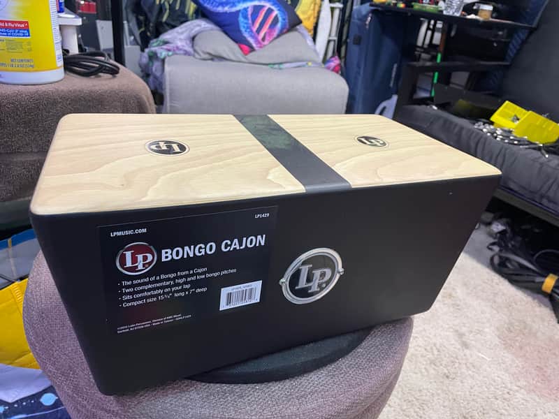 Latin Percussion LP1429 Bongo Cajon 2010s - Natural image 1