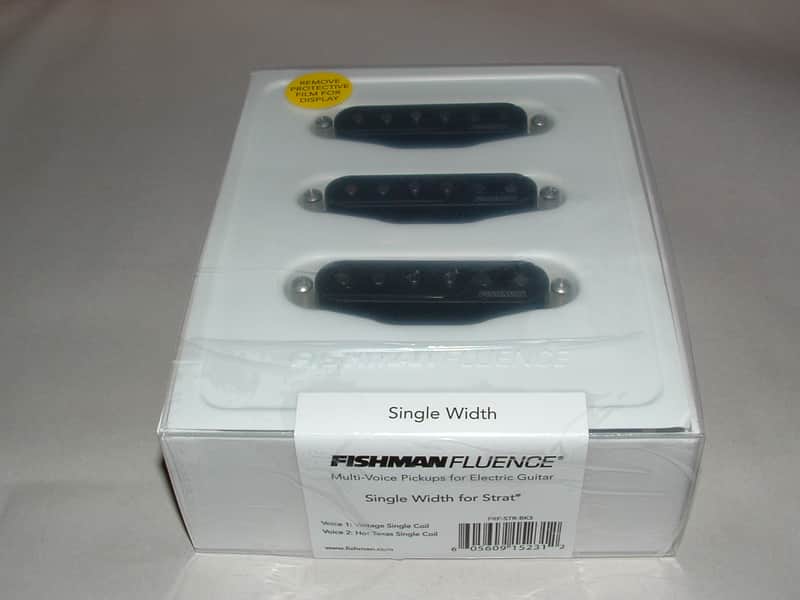 Fishman Fluence PRF-STR-BK3 6-String Pickup Set for Strat (Black) Brand New image 1