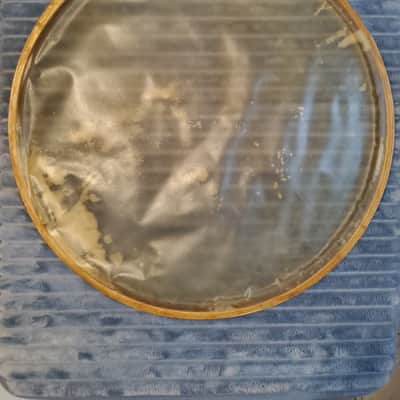 WOW! 1920 1930 1940s * 15" CALFSKIN DRUMHEAD N.O.S. SNARE BOTTOM * Factory labeled "SPECIAL" SELECTION & GOLD CROWN! Highest possible QUALITY! *New Old Stock* in ORIGINAL PACKAGING* Never been on a drum! Calf Skin Head image 10