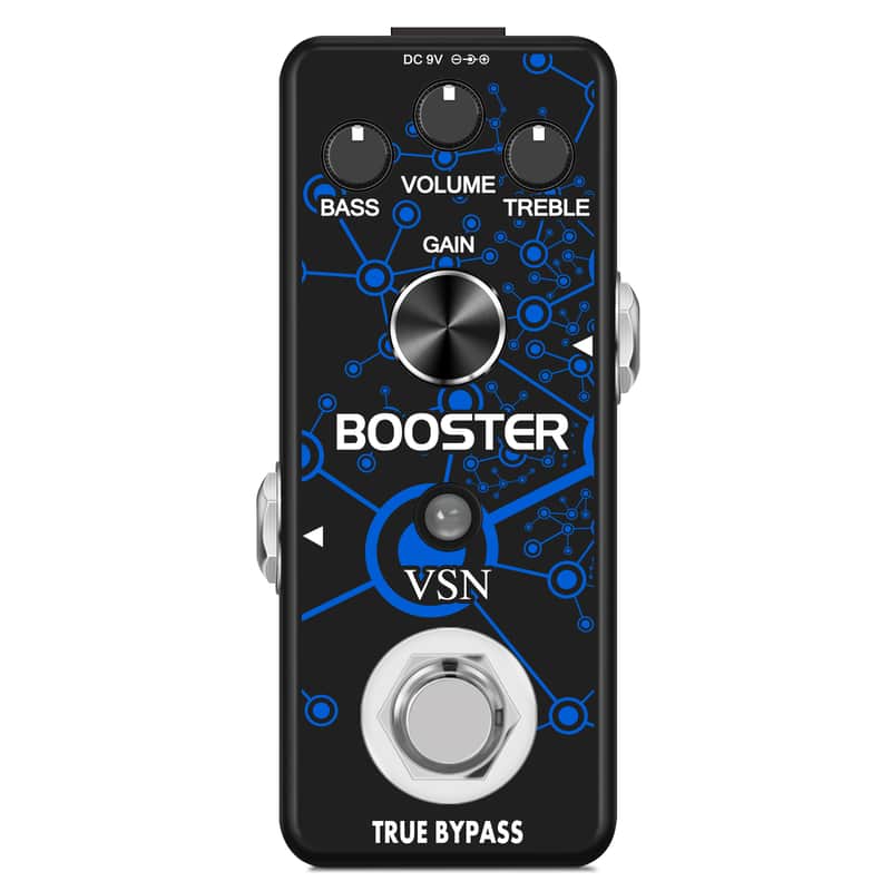 VSN Booster Guitar Effect Pedal Pure Clean Mini Boost Pedals True Bypass image 1