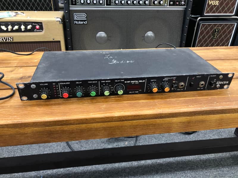 Electra EP-550 12 Bit Digital Delay 90s Black image 1