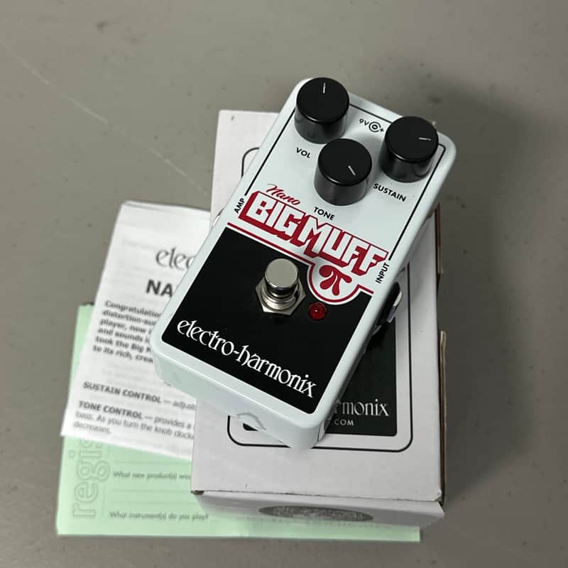 Electro-Harmonix Big Muff Nano Guitar Effect Pedal with Box & Papers image 1