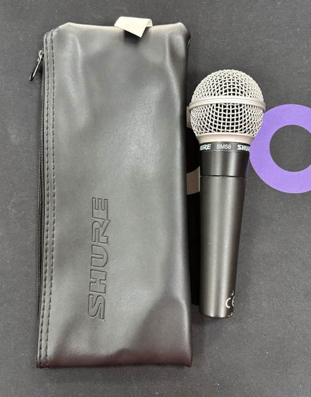 Shure SM58 Cardioid Dynamic Voice Microphone with Case image 1