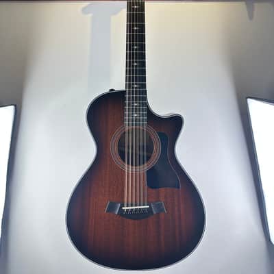 Taylor 362ce with V-Class Bracing 2021 Shaded Edgeburst Electro Acoustic with case image 9