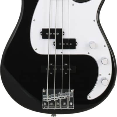 Peavey Milestone 4-String Bass Guitar, Rosewood Fingerboard, Black image 1