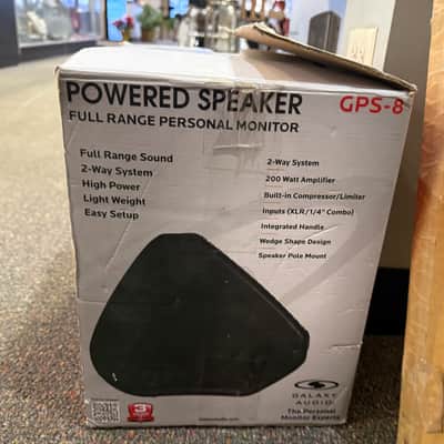 Galaxy Audio GPS-8 8" 200-Watt Powered Monitor 2010s - Black image 3