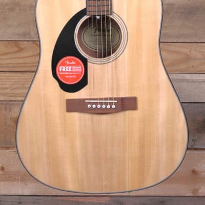 Fender CD-60S Left-Handed Acoustic Guitar Natural image 2