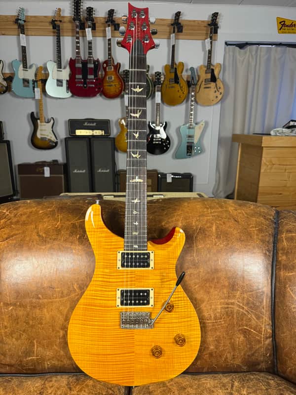 PRS Custom 24 1988 - 10 Top - Vintage Yellow image 1