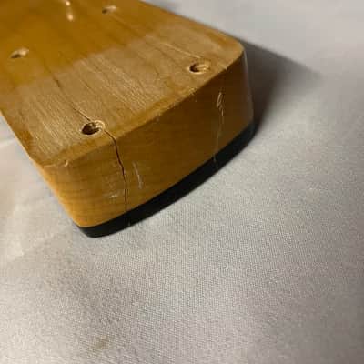 Hondo Deluxe 767 Flying V Electric Guitar Neck MIK Korea 1980s  Maple image 8