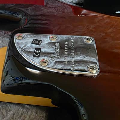 Fender American Professional II Jazz V BRAND NEW 75th Anniversary Sunburst USA 2021 NOS Pro 5 String image 8