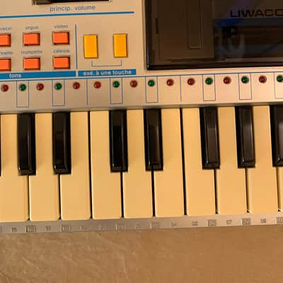 Liwaco LW-640 1980s - Grey 32key Keyboard Synthesizer Japan Casio PT-80 clone VGC image 6