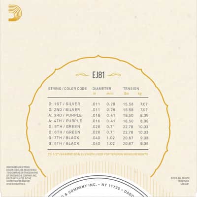 D'Addario EJ81 Irish Bouzouki Strings image 2