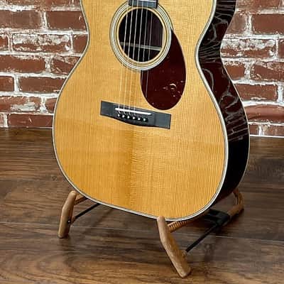 Huss and Dalton TOM-R Custom 2021 Natural, Thermo Cured Red Spruce & Indian RW (Authorized Dealer) image 3