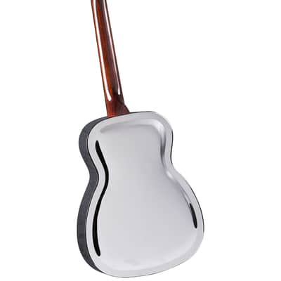 Regal RC-2 Metal Body Style-O Duolian Guitar – Nickel-Plated Brass image 2