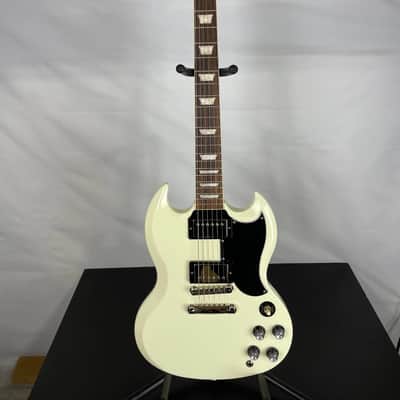 Gibson SG Standard '61 Stop Bar Electric Guitar, Rosewood Fingerboard, Classic White image 1