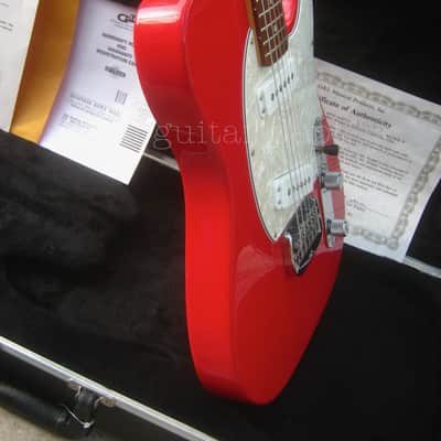 ♚MINT♚ 2006 G&L Leo Fender American ASAT Special TELECASTER USA ♚ FULLERTON RED ♚ Mother Pearl image 14