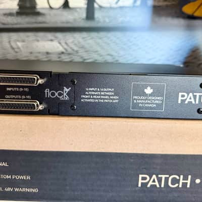 Flock Audio Patch LT 32-Point Digital Patchbay 2023 - Present - Black image 5