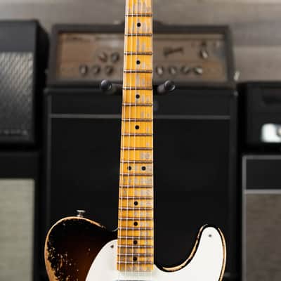 Fender Custom Shop Limited Edition 1950 Double Esquire Electric Guitar - Wide Fade 2-Color Sunburst with Hardshell Case - Used image 5