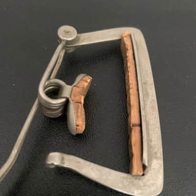 Filstrup / Elton Early 1900’s Guitar Capo - Brass image 6