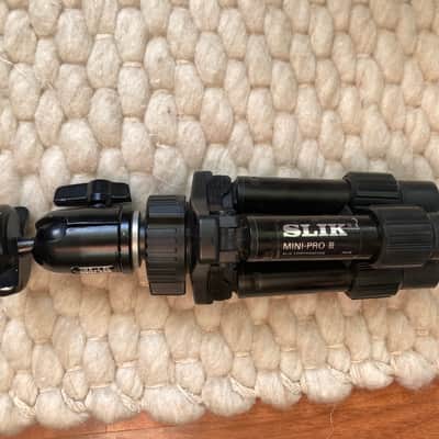 Slik Mini-Pro 3 podcasting or livestreaming compact ball tripod with extendable legs image 2