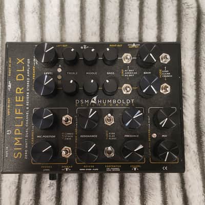 DSM & Humboldt Electronics Simplifier Deluxe Zero-Watt Stereo Guitar Preamp / CabSim / DI 2021 - Black imagen 1