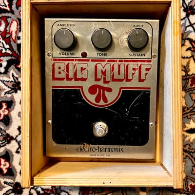 Electro-Harmonix Classic Big Muff Pi NYC V9 Frantone era Distortion Sustainer w/ Wooden Box - 2004 image 3