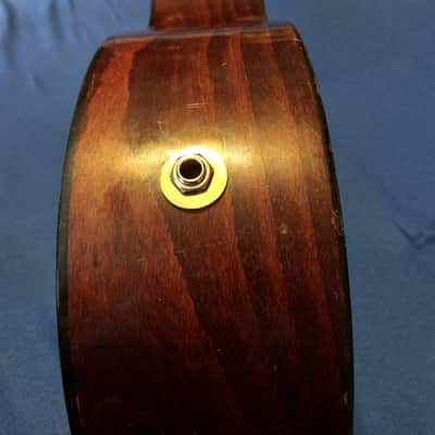 Musima (höchstwahrscheinlich) Wandergitarre 7/8 mensur ≈ 1967–1975 - helle & dunkle Hölzer image 4