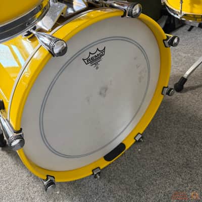 RARE! Sonor Designer Maple Light 20,10,12,14,15 Drum Kit - Yellow image 6