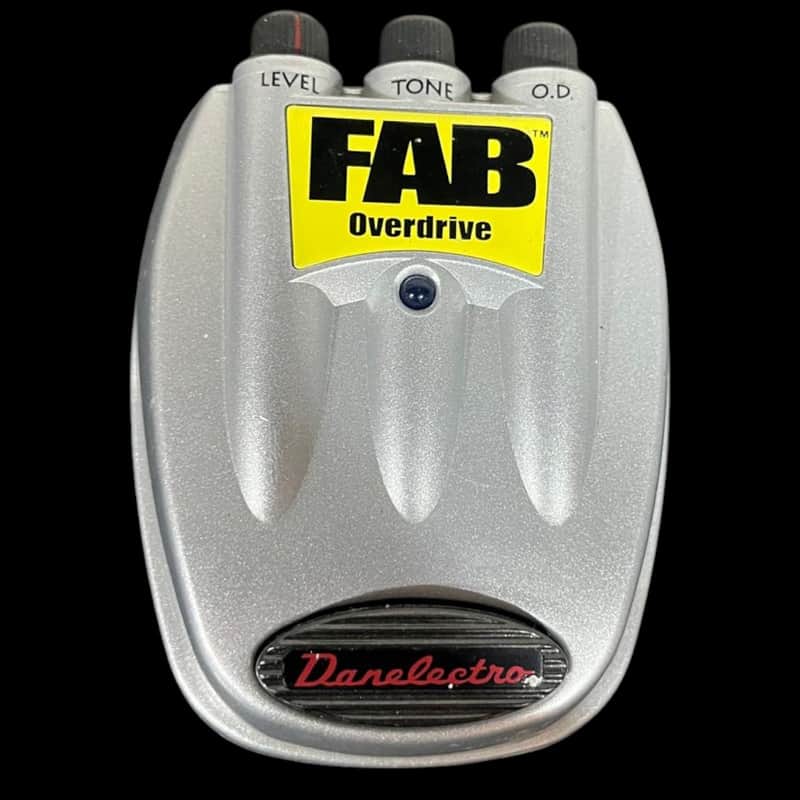 Danelectro Fab Overdrive 2000s - Silver X13187 image 1