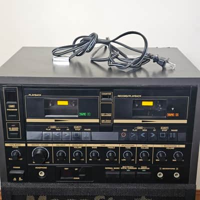 MegaStar HP K7000 Karaoke System Dual Cassette Player Recorder image 2