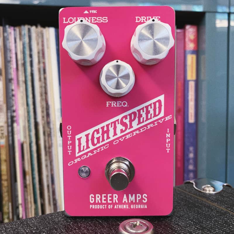 Greer Amps Lightspeed Organic Overdrive (Limited Edition - Pink/White Colorway) image 1