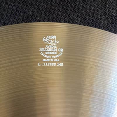 Zildjian 18" A Series Medium Thin Crash Cymbal 2013 - Present - Traditional image 3