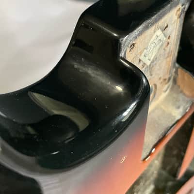 1996 USA Fender American Stratocaster 3TS 3 Tone Sunburst Guitar Body 2 Post Tremolo Ready image 17