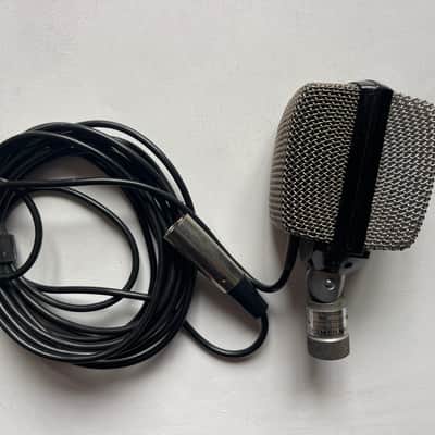 AKG D12 Cardioid Dynamic Microphone 1950s - 1960s - Silver / Black image 4