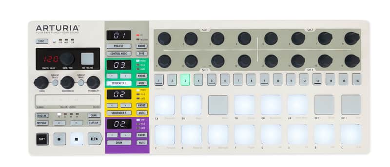 Arturia BeatStep Pro 64-Step Sequencer Midi USB DJ Recording Pad Controller image 1