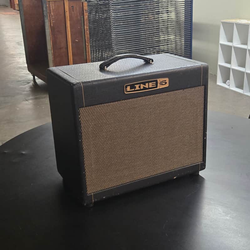 Line 6 DT25 1x12" Straight Guitar Speaker Cabinet 2011 - 2021 Black image 1