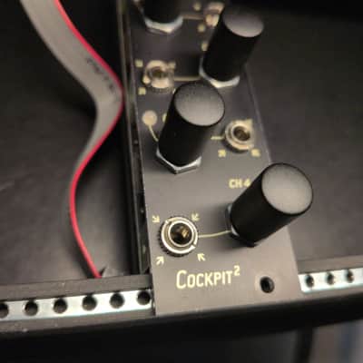 Endorphin.es Cockpit v2 - 4 Stereo Channel Performance Mixer with Sidechain Ducking Eurorack Synth Module 2019 - 2021 - Black image 3