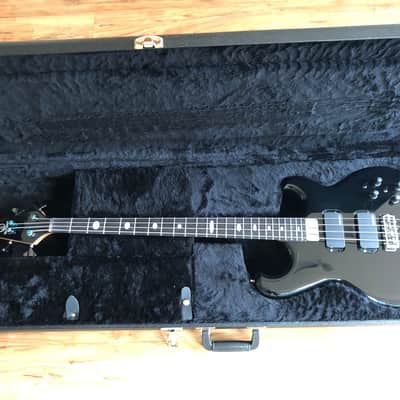 2019 Alembic Custom Signature Spoiler 4 String Bass Guitar Gloss Black Brand New image 24