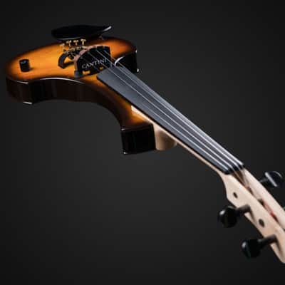 Cantini Earphonic Electric/Midi Violin "Occhietto" 4 Strings Tobacco Burst image 2