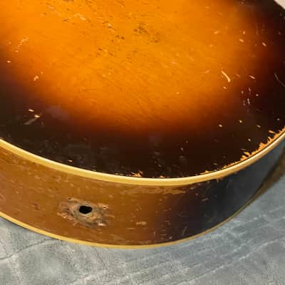 Vintage Gretsch for restoration / repair / luthier ELECTROMATIC 1953. or 1954 - Sunburst (worn) But original image 21