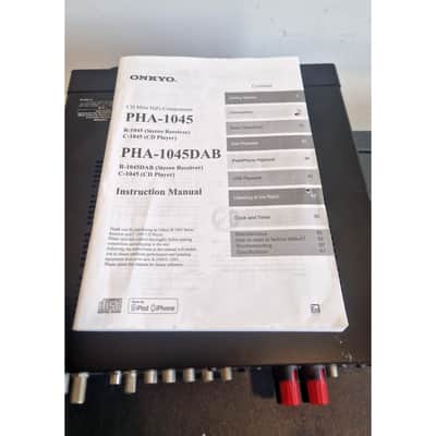Onkyo PHA-1045DAB - Hi-Fi Amplifiers - Black - Very Good w/ Manuals & remote image 12