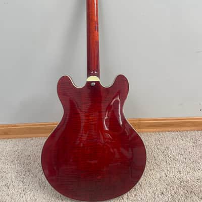 Eastman T486-RD Thinline Archtop Double Cutaway 2021 - Red image 3